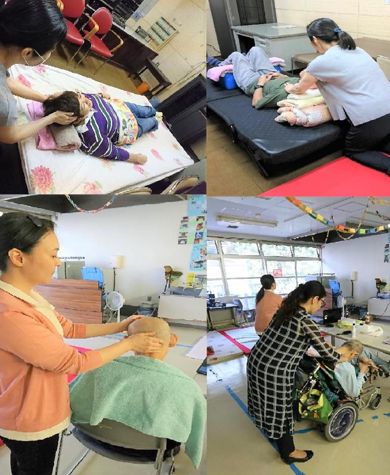 ボランティア報告 18年10月10日 水 東京都新宿区福祉センターにて 日本ヘッドセラピー協会 公式サイト